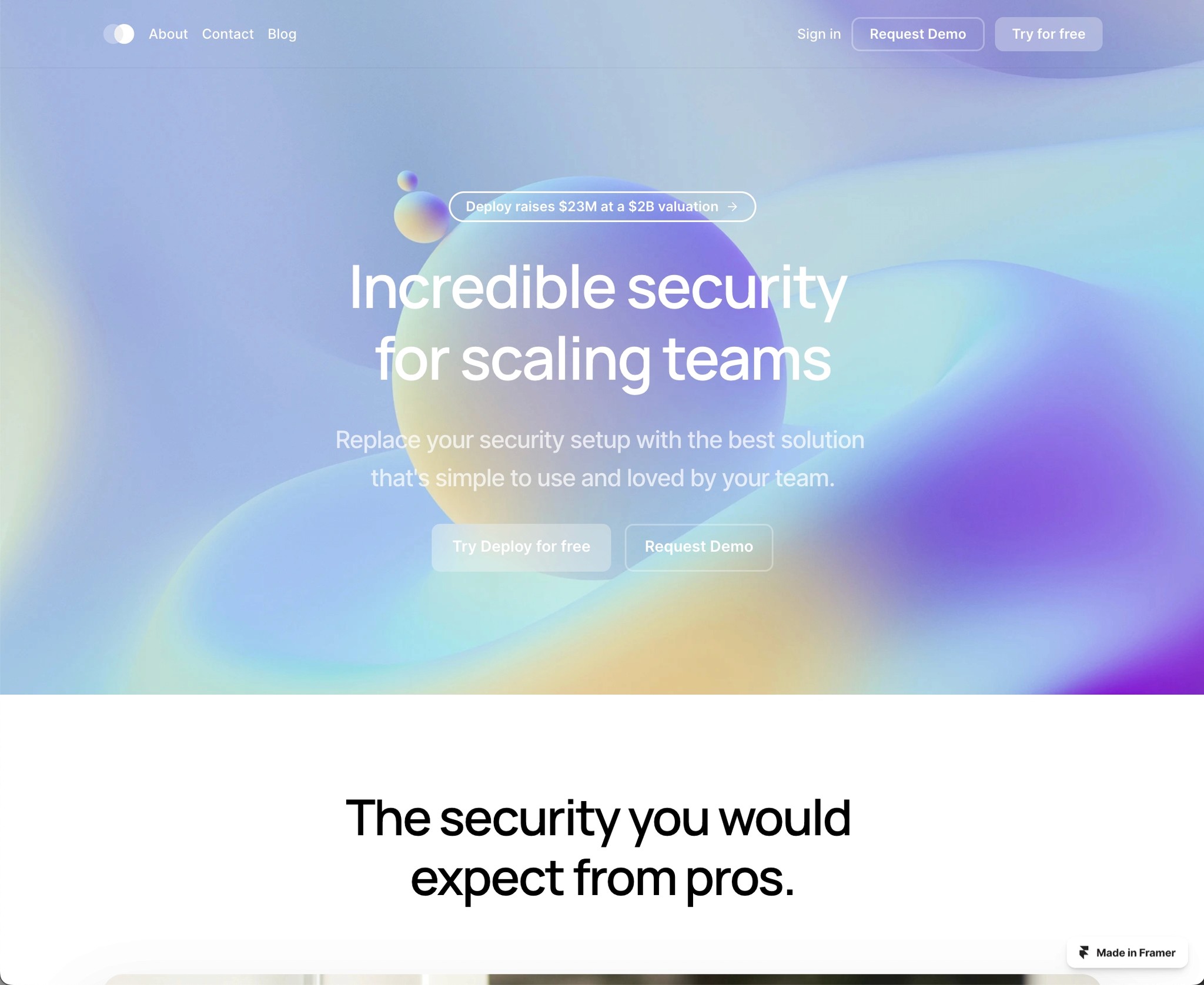 Startup Website Thumnail