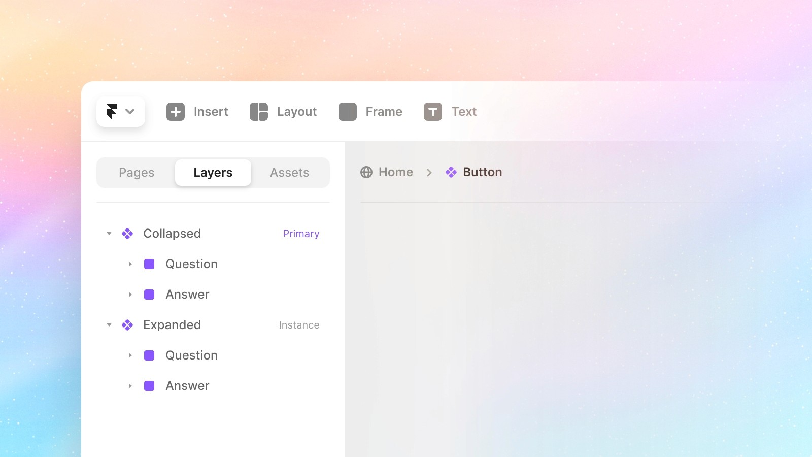 Framer Layer Panel